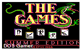 The Games- Summer Edition DOS Game