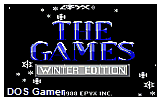 The Games- Winter Edition DOS Game