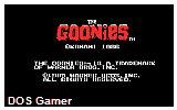 Goonies The DOS Game