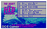 The Hunt for Red October CGA DOS Game