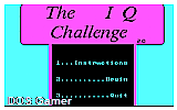 The I.Q. Challenge DOS Game