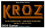 The Lost Adventures Of Kroz DOS Game