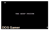 The Warp Factor DOS Game