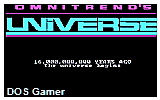 Universe DOS Game