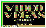 Video Vegas DOS Game