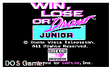 Win, Lose or Draw Junior DOS Game