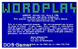 Wordplay DOS Game