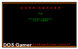 Worm Burner DOS Game