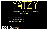 Yatzy DOS Game