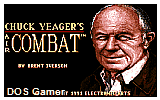 Yeagers Air Combat DOS Game